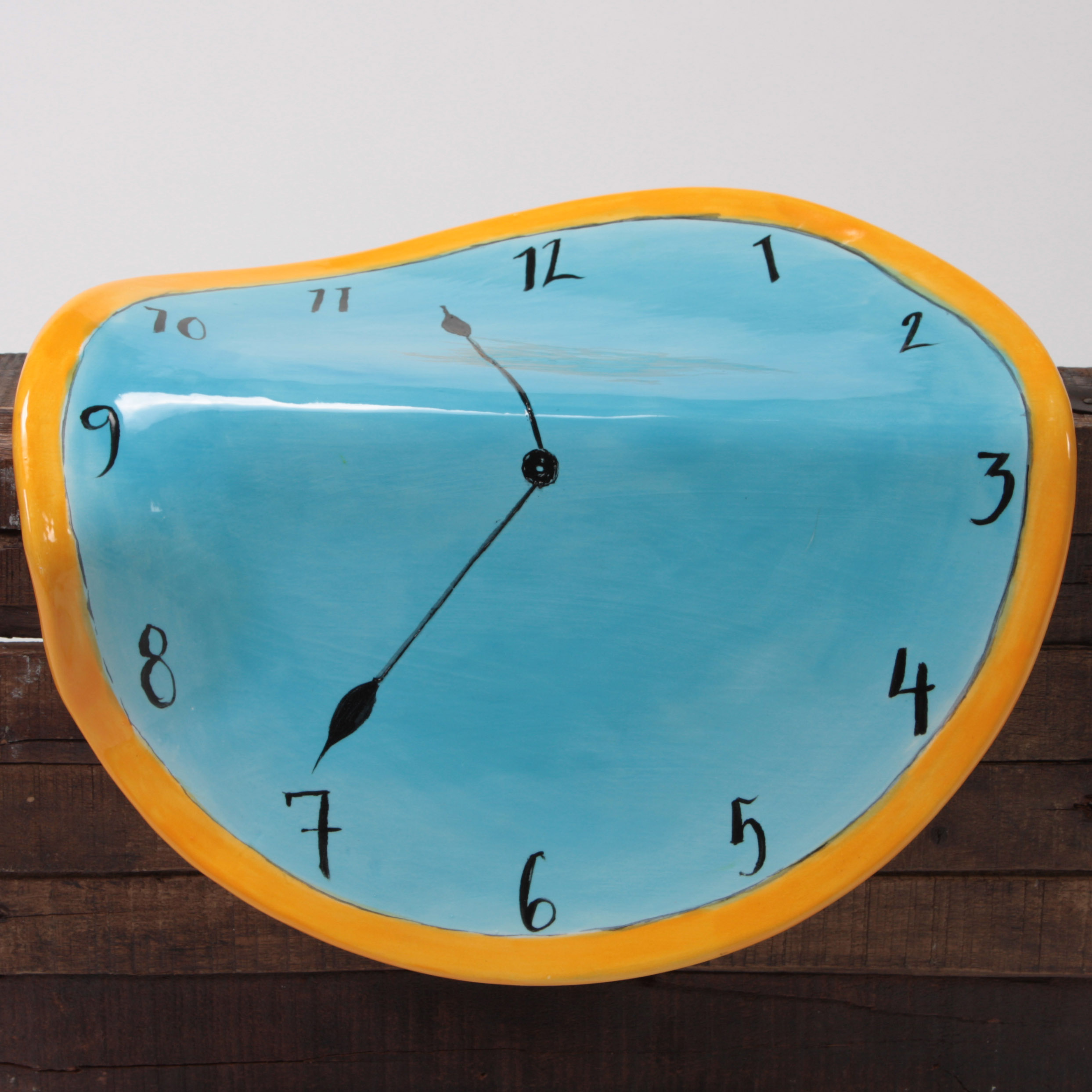 Projects Inspired By Famous Artists Mayco   Dali Clock 