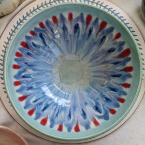 Glazing with Amaco: Peacock Glazing with PC's and Celadons 