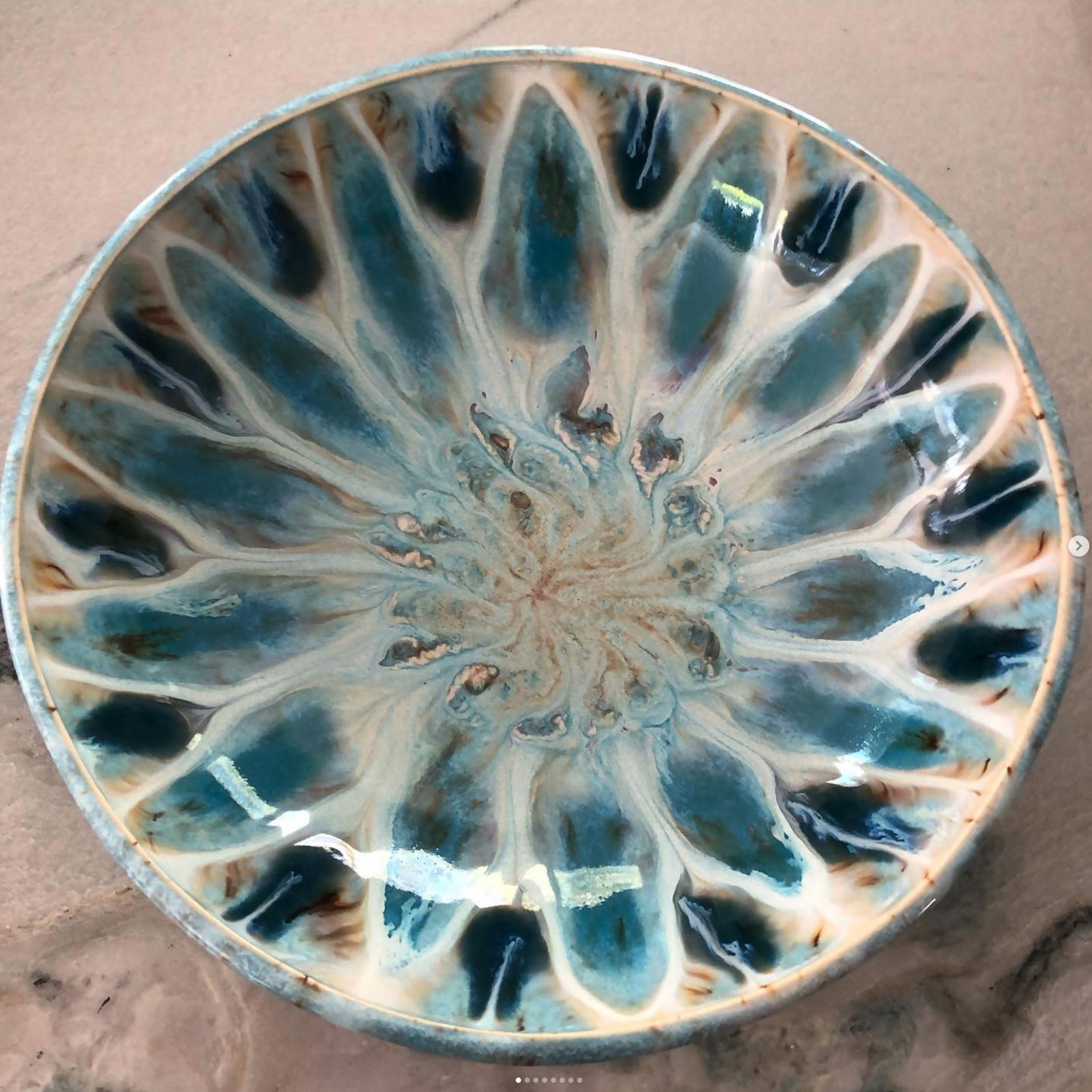 Glazing with Amaco: Peacock Glazing with PC's and Celadons 